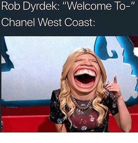 chanel jokes|chanel west coast laughing.